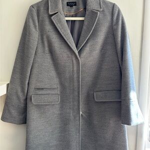 Topshop Lily Knit Grey Coat Size 4